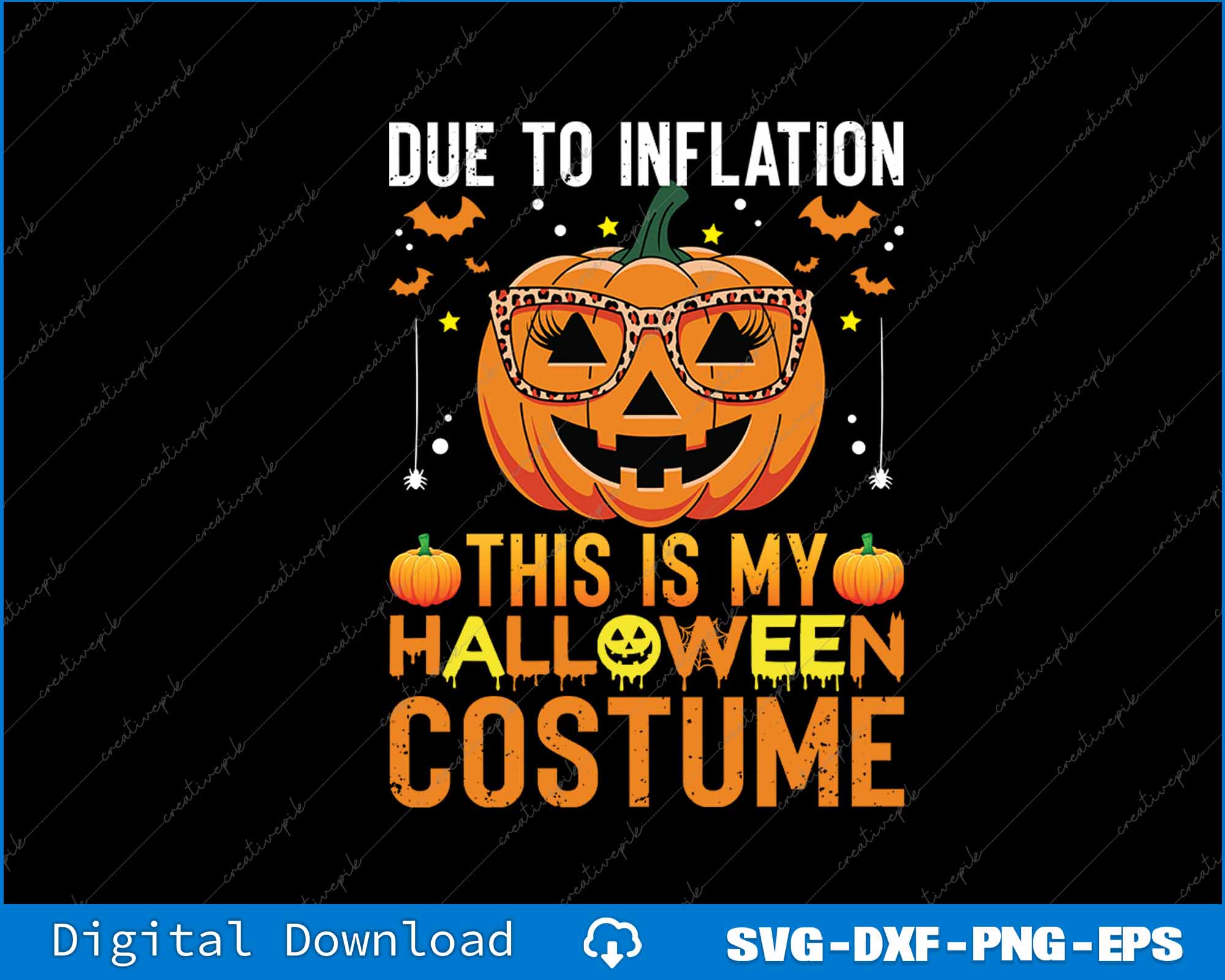 Pumpkin Halloween Costume Men Women Funny Halloween 2025 SVG PNG File